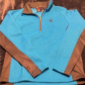 Men’s Size Small Blue and Black  Spyder Sweater